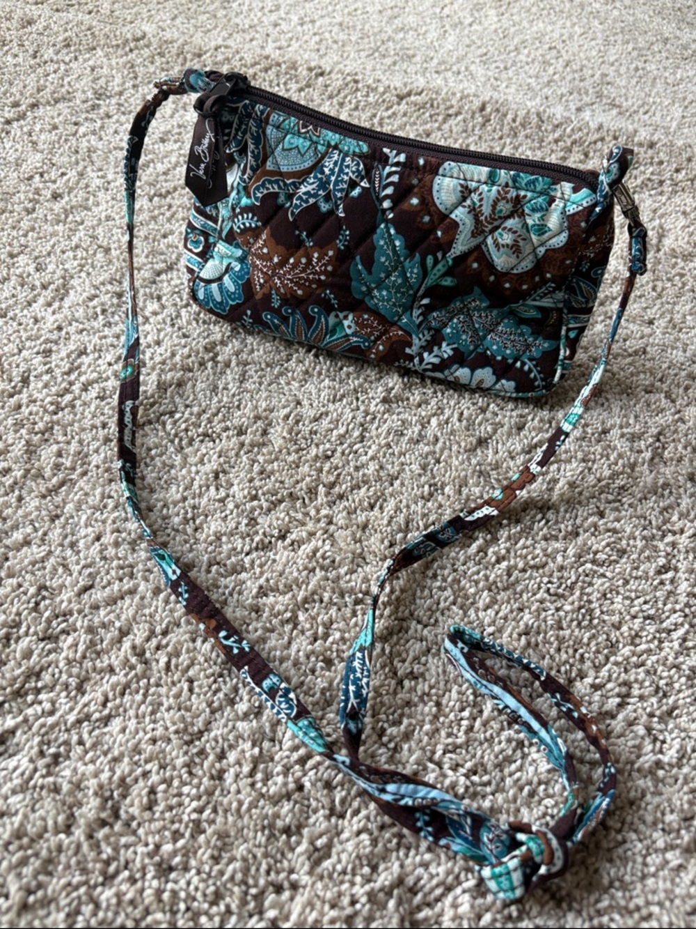 Retired Vintage Vera Bradley Java Blue Molly Purse